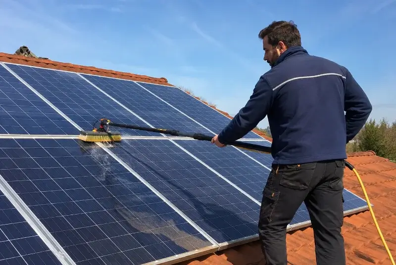 Nettoyage et entretien de panneaux solaires à Berstett