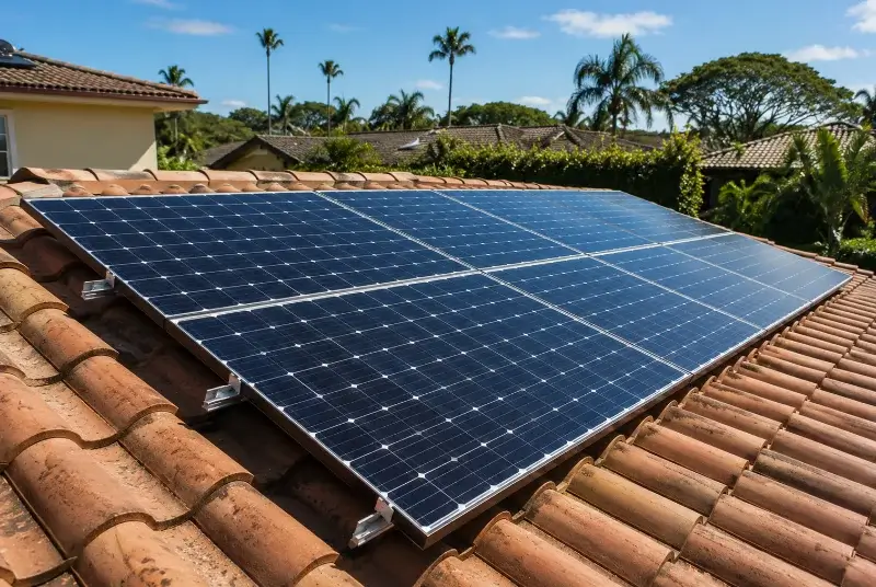 Installation de panneaux solaires à Berstett